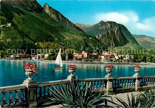 AK / Ansichtskarte Riva_del_Garda Uferpromenade Riva_del_Garda