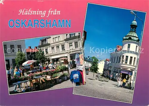 AK / Ansichtskarte Oskarshamn Stadtansicht Oskarshamn