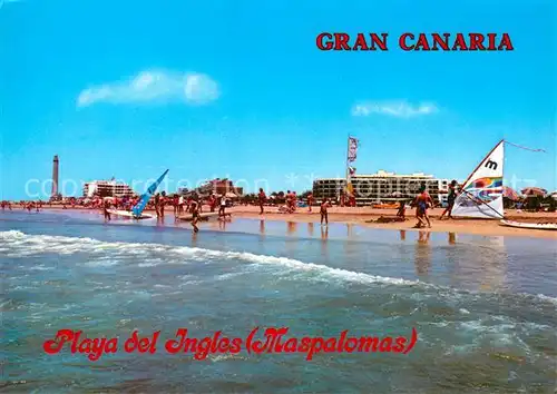 AK / Ansichtskarte Playa_del_Ingles Strand Playa_del_Ingles