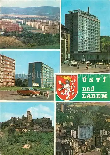 AK / Ansichtskarte Usti_nad_Labem Panorama Usti_nad_Labem