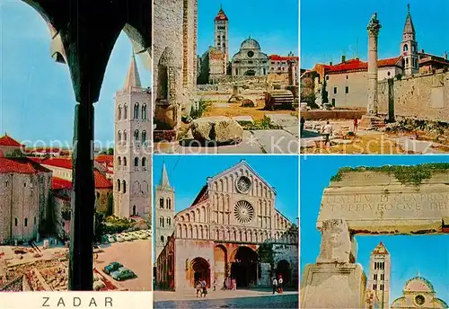 AK / Ansichtskarte Zadar_Zadra_Zara Kathedrale Sehenswuerdigkeiten Zadar_Zadra_Zara