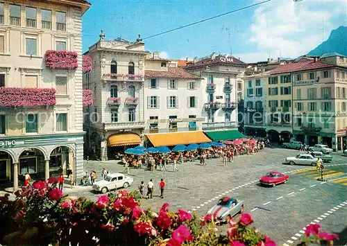 AK / Ansichtskarte Lugano_Lago_di_Lugano Piazza Riforma Lugano_Lago_di_Lugano