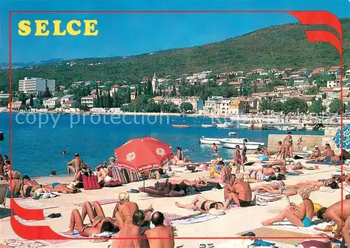 AK / Ansichtskarte Selce_Crikvenica Strand  Selce Crikvenica