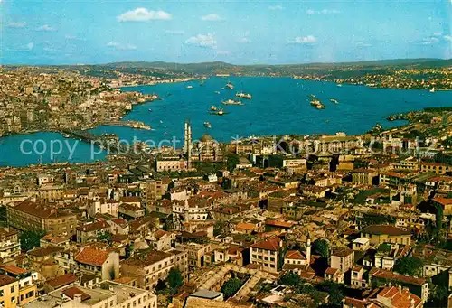 AK / Ansichtskarte Istanbul_Constantinopel Galata Bruecke Bosporus Panorama Istanbul_Constantinopel