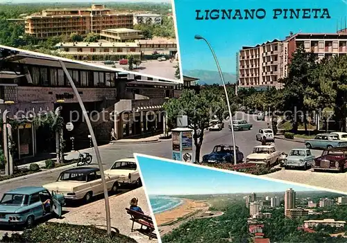 AK / Ansichtskarte Lignano_Pineta Hotel Strand Panorama Lignano Pineta