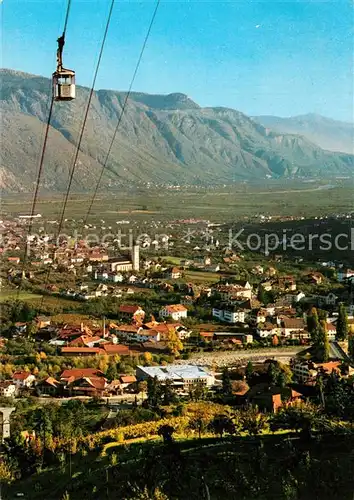 AK / Ansichtskarte Lana_Meran Vigiljochbahn Panorama Lana_Meran