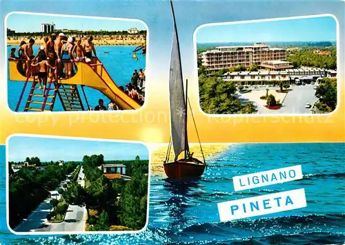 AK / Ansichtskarte Lignano_Pineta Strandbad Hotel Lignano Pineta