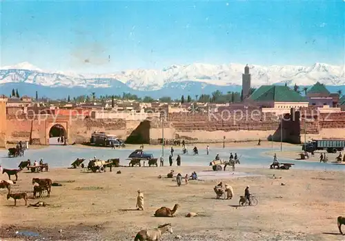 AK / Ansichtskarte Marrakech_Marrakesch Bab Doukkala Marrakech Marrakesch