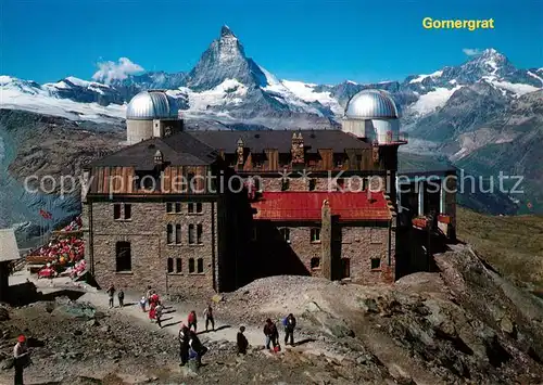 AK / Ansichtskarte Gornergrat_Zermatt Kulmhotel Matterhorn Dr. Blanche Gornergrat Zermatt