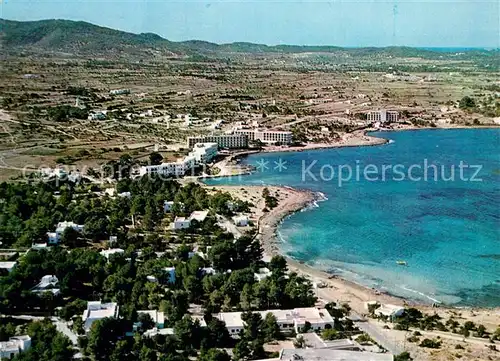 AK / Ansichtskarte San_Antonio_Ibiza Fliegeraufnahme mit Strand San_Antonio_Ibiza