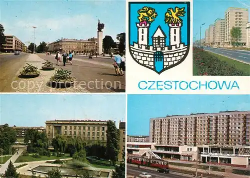 AK / Ansichtskarte Czestochowa_Schlesien Plac Wladyslawa Bieganskiego Czestochowa_Schlesien