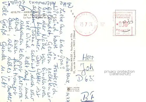 AK / Ansichtskarte Ambleteuse Fort et la Baie de la Slack Ambleteuse