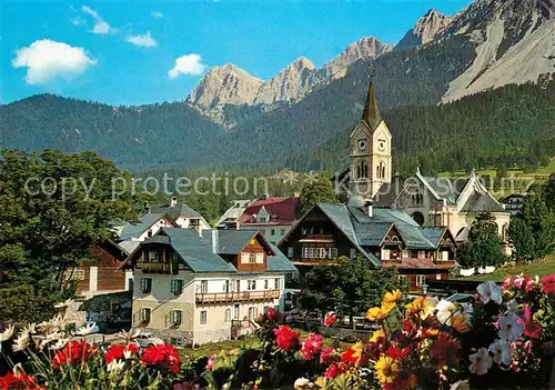 AK / Ansichtskarte Ramsau_Dachstein_Steiermark Kirchenpartie Ramsau_Dachstein