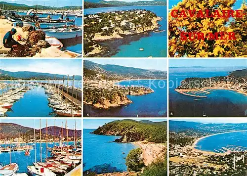 AK / Ansichtskarte Cavalaire sur Mer Fliegeraufnahme Hafen Strand Cavalaire sur Mer