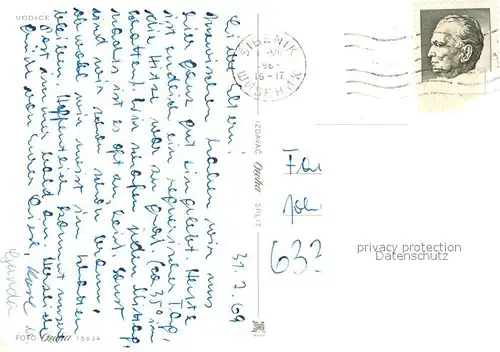 AK / Ansichtskarte Vodice Hafen Vodice