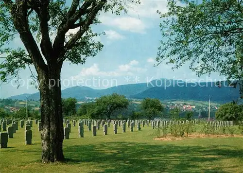 AK / Ansichtskarte Niederbronn les Bains Deutscher Soldatenfriedhof Niederbronn les Bains