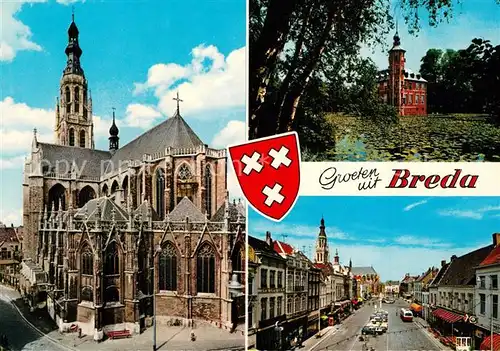 AK / Ansichtskarte Breda_Noord Brabant Kirche Breda Noord Brabant