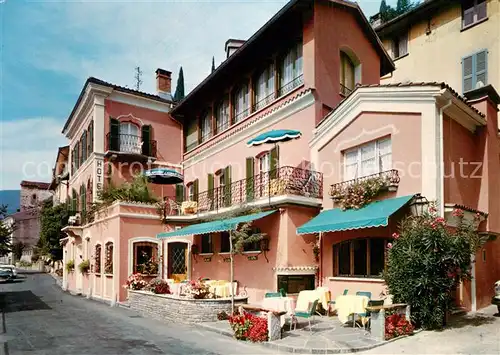 AK / Ansichtskarte Morcote_TI Hotel Restaurant Carina Carlton Morcote_TI