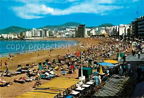 AK / Ansichtskarte Las_Palmas_Gran_Canaria Strand Las_Palmas_Gran_Canaria