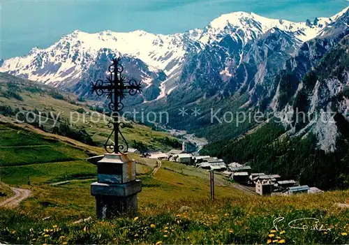 AK / Ansichtskarte Saint Veran Village au printemps Alpes Francaises Saint Veran