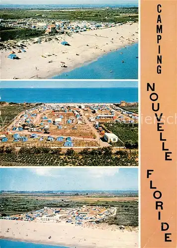 AK / Ansichtskarte Marseillan_Plage Camping Nouvelle Floride vues aeriennes Marseillan_Plage