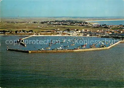 AK / Ansichtskarte Ile_de_Noirmoutier Port de l Herbaudiere vue aerienne Ile_de_Noirmoutier