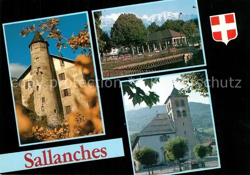 AK / Ansichtskarte Sallanches Chateau Isonches La Grenette Alpes Eglise Sallanches