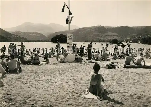 AK / Ansichtskarte Murol Plage au Lac Chambon Murol