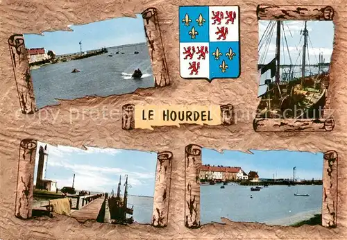 AK / Ansichtskarte Le_Hourdel Le Port Quai Bateau de peche Wappen Le_Hourdel