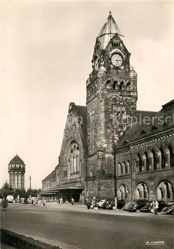 AK / Ansichtskarte Metz_Moselle La Gare Bahnhof Metz_Moselle