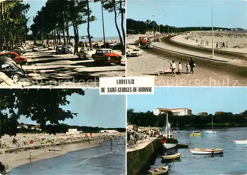 AK / Ansichtskarte Saint Georges de Didonne Pointe de Suzac Boulevard Promenade Plage Bateaux Saint Georges de Didonne