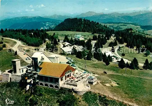AK / Ansichtskarte Mont_Revard Gare superieure Restaurant du Telepherique Alpes vue aerienne Mont Revard
