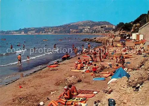 AK / Ansichtskarte Sanary sur Mer Plage de la Roche Taillee Cote d Azur Sanary sur Mer