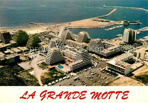 AK / Ansichtskarte La_Grande Motte Vue aerienne La_Grande Motte