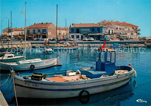 AK / Ansichtskarte Narbonne_Plage et Saint Pierre sur Mer Port Pierre Brossolette bateau de peche Narbonne_Plage