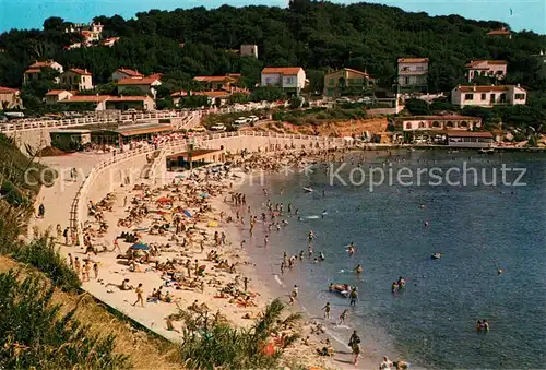 AK / Ansichtskarte Sanary sur Mer Plage de Port Issol Cote d Azur Sanary sur Mer