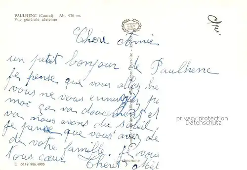 AK / Ansichtskarte Paulhenc Vue aerienne Paulhenc