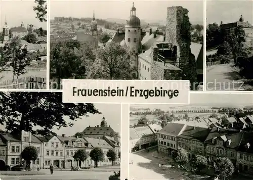 AK / Ansichtskarte Frauenstein_Sachsen Stadtansichten Frauenstein_Sachsen