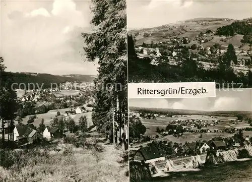 AK / Ansichtskarte Rittersgruen Panorama Rittersgruen