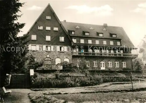 AK / Ansichtskarte Hartenstein_Zwickau FDGB Erholungsheim Aktionseinheit Hartenstein_Zwickau