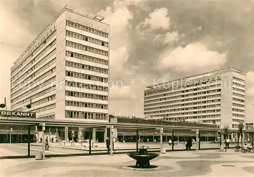 AK / Ansichtskarte Dresden Prager Strasse Hochhaeuser Dresden