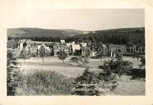 AK / Ansichtskarte Hermsdorf_Erzgebirge Ortsteil am Bahnhof Landschaftspanorama Hermsdorf Erzgebirge