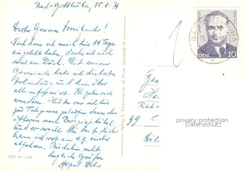 AK / Ansichtskarte Bad_Gottleuba Berggiesshuebel Postmeilensaeule Bad