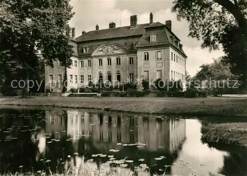 AK / Ansichtskarte Cottbus Schloss Branitz jetzt Heimatmuseum Teich Cottbus