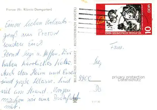 AK / Ansichtskarte Prerow_Ostseebad Strand Camping Duenen Kiosk Prerow_Ostseebad