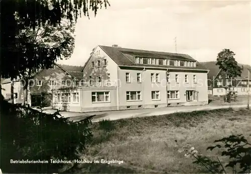 AK / Ansichtskarte Holzhau_Rechenberg Bienenmuehle_Erzgebirge Betriebsferienheim Teichhaus 