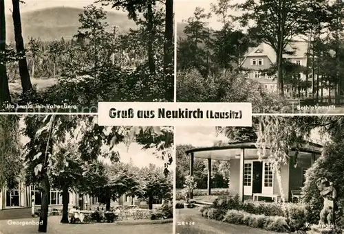 AK / Ansichtskarte Neukirch_Lausitz Hochwald Bethlehemstift Geogenbad Kulturpark Neukirch_Lausitz