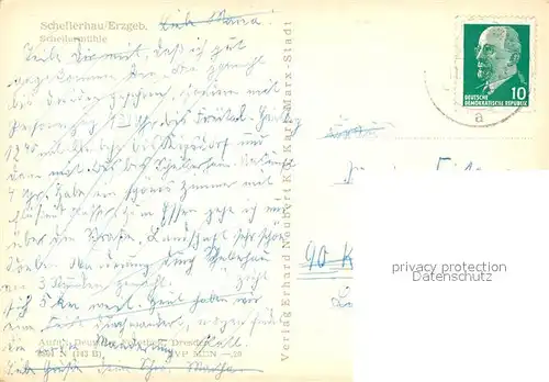 AK / Ansichtskarte Schellerhau Schellermuehle Schellerhau