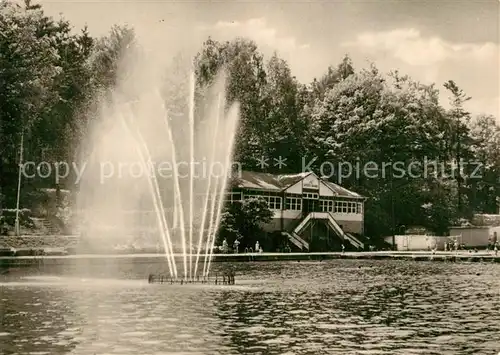 AK / Ansichtskarte Crimmitschau Sahnbad Fontaene Crimmitschau
