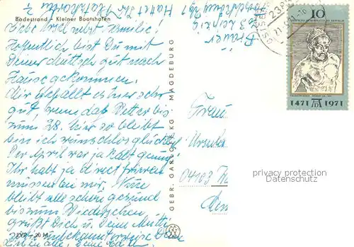 AK / Ansichtskarte Zingst_Ostseebad Badestrand Kleiner Bootshafen Fischerboote Zingst_Ostseebad